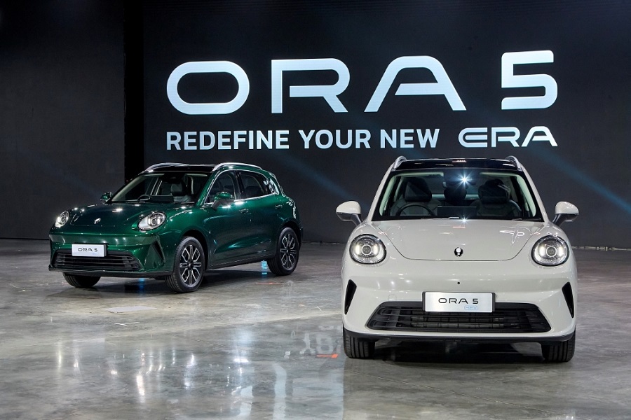 GWM ORA 5 เปิดตัวครั้งแรกสู่ตลาดโลก กับ 2 ขุมพลังแห่งอนาคต ทั้ง HEV และ EV