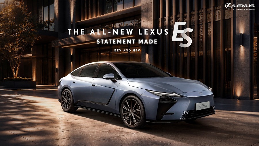 The All-New Lexus ES ยนตรกรรมซีดานหรู 2 ขุมพลัง ระบบ Hybrid และระบบขับเคลื่อนไฟฟ้า BEV     