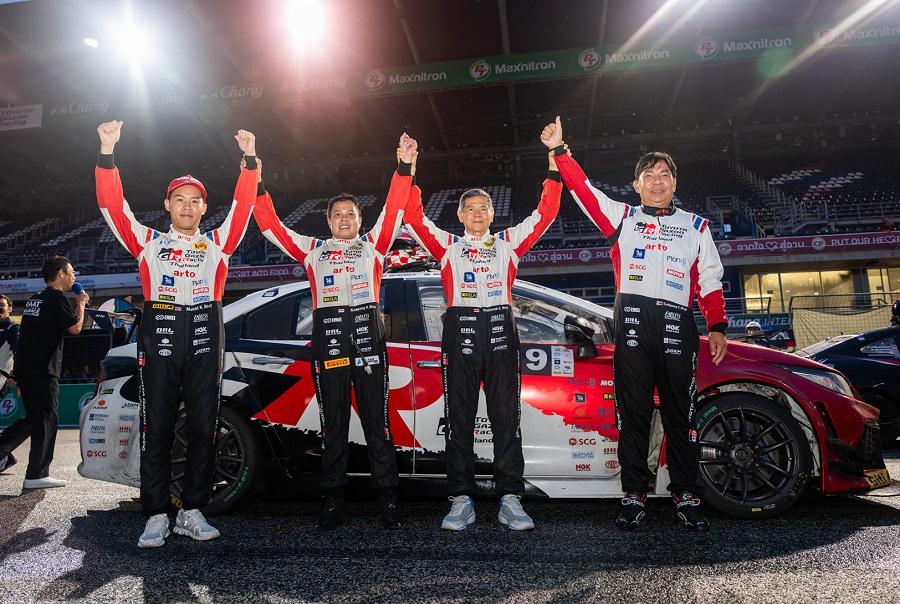 TOYOTA GAZOO Racing Thailand ฝ่าศึกเอ็นดูรานซ์ 10 ชั่วโมง ครองแชมป์ RAAT Thailand Endurance Championship 